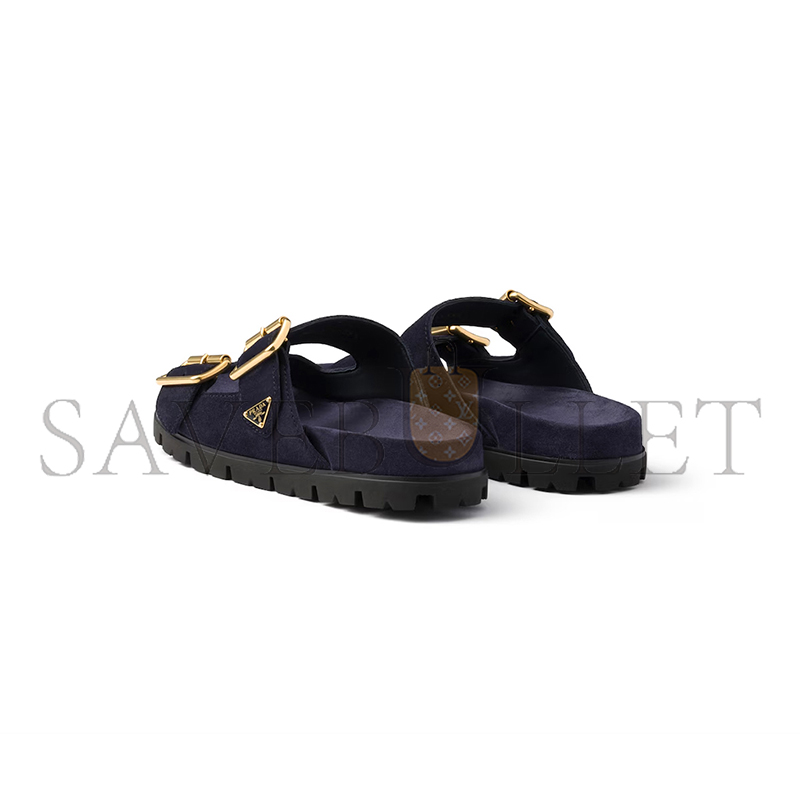Pra*a suede strap slides 1xx692